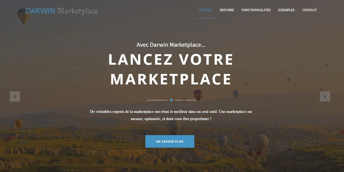 Darwin Marketplace - outil pour créer des marketplaces